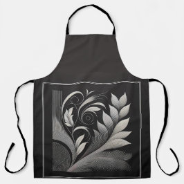 Filigree Leaf Frame Apron
