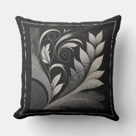 Filigree Leaf Frame Kudde