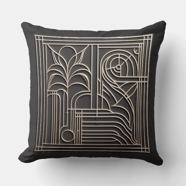 Filigree Nature Lines Kudde (Framsida)