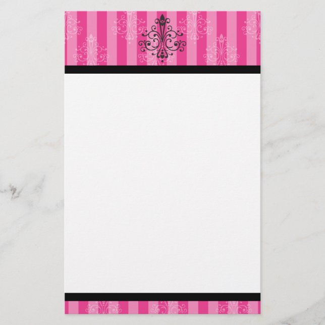 Filigree och Flourish Brevpapper (Framsida)