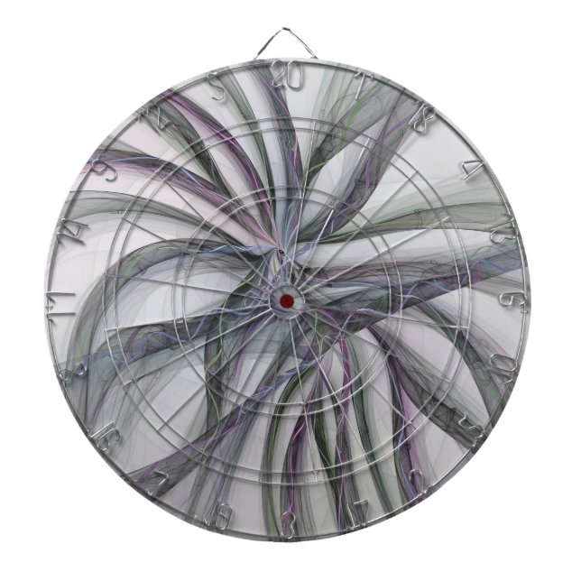 Filigree rörelser Modern Abstrakt Svängande Frakta Darttavla (Framsidan)