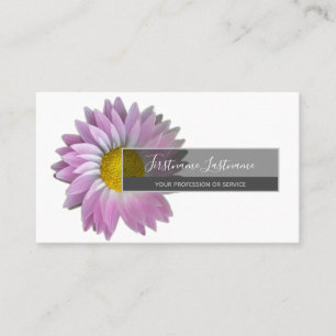 Filigree rosa blommar elegant  bouquet busin visitkort