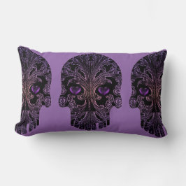 Filigree Skull i Lilans skuggor Lumbarkudde