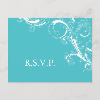 Filigree Swirl Blue Curacao OSA Kort