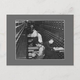 Filing manar, 1930-talet vykort