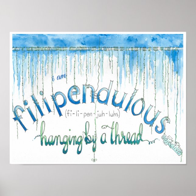 Filipendulous Poster (Framsidan)