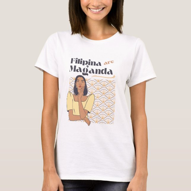 filipina är maganda t shirt (Framsida)