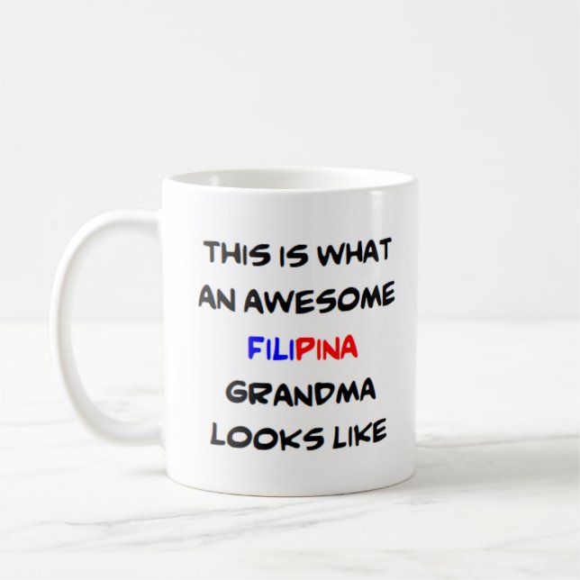 filipina, fantastisk kaffemugg (Vänster)