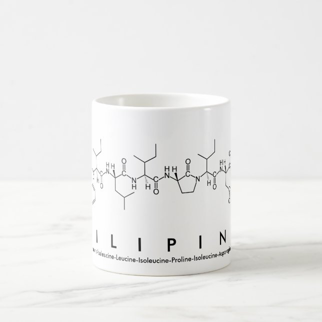 Filipina peptide namn mugg (Center)