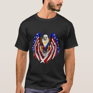 Filipino American Filippinerna USA flagga Eagle TS T Shirt
