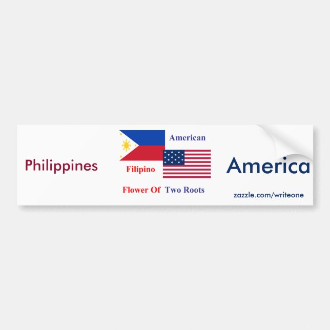 Filipino-amerikan Bildekal (Framsidan)