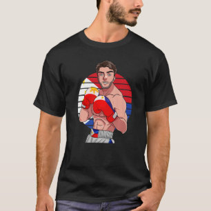 Filipino Boxer Philippines Flagga Laban Lang Boxin T Shirt