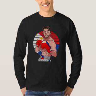 Filipino Boxer Philippines Flagga Laban Lang Boxin T Shirt