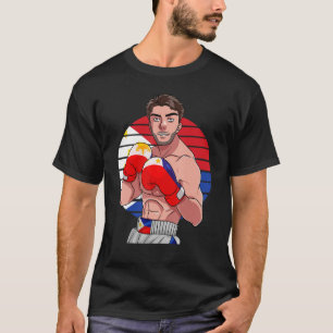 Filipino Boxer Philippines Flagga Laban Lang Boxin T Shirt