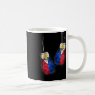 Filipino Boxers Shirt Fläkt Flagga Glove Philippin Kaffemugg