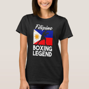 Filipino Boxing Philippine Flagga Boxing Pinoy T Shirt