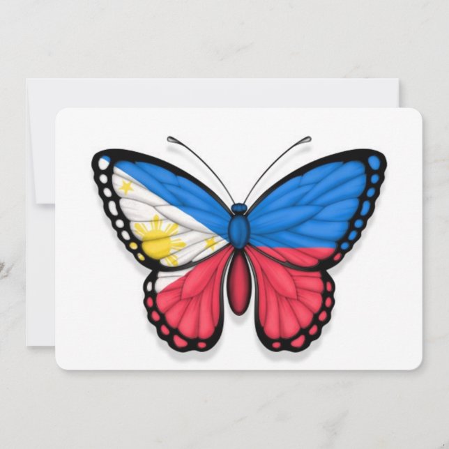 Filipino Butterfly Flagga (Framsida)