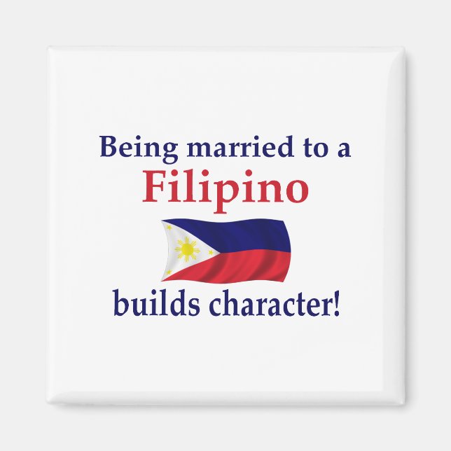 Filipino Bygger Character Magnet (Framsidan)