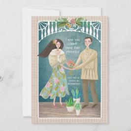 Filipino Couple Julkort