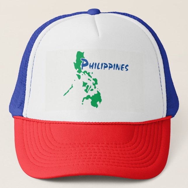 Filipino Filippinerna Stil Trucker-Hat Keps (Framsida)