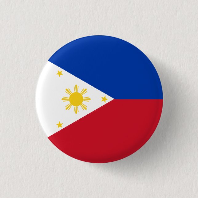 Filipino Flagga, Flagga Filippinerna Knapp (Framsida)