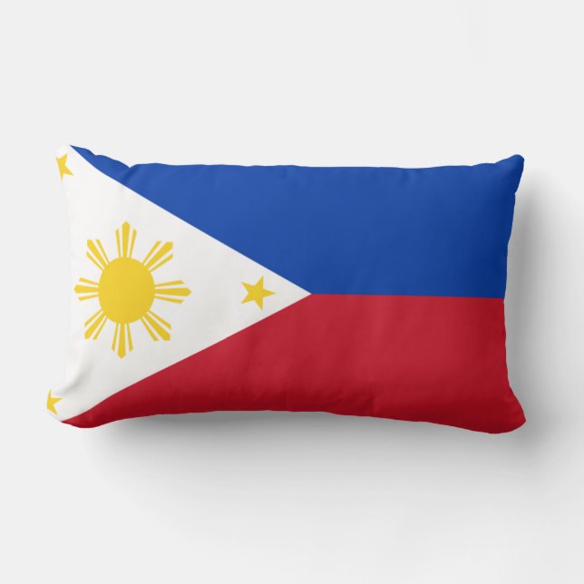Filipino flagga lumbarkudde (Framsida)