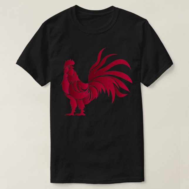 Filipino Gamecock Cockfighting  T Shirt (Design framsida)