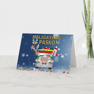 Filipino God jul - Maligayang Pasko Kort