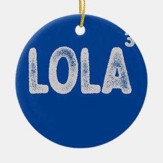 Filipino Grandma of Three Funny Lola Womens Julgransprydnad Keramik
