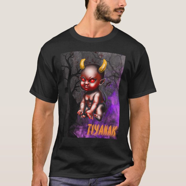FILIPINO HALLOWEEN Tiyanak Baby Aswang Pinoy Mytho T Shirt (Framsida)