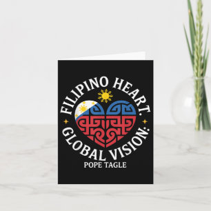 Filipino Heart Global Vision Påve Tagle  Kort