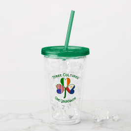 Filipino Irish Flaggor Shamrock Personalize Take Away Mugg