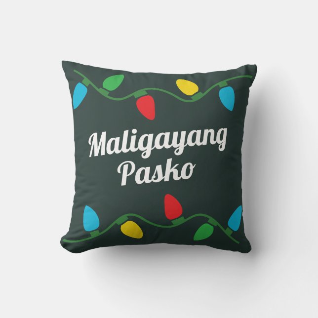Filipino jul Decor Pillow Kudde (Framsida)