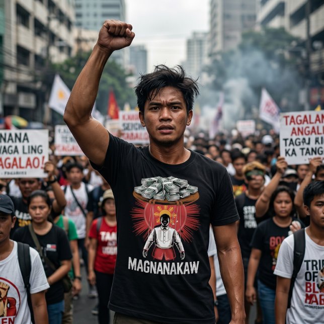 Filipino Korruption Protest People Power T-shirt (Skapare uppladdad)