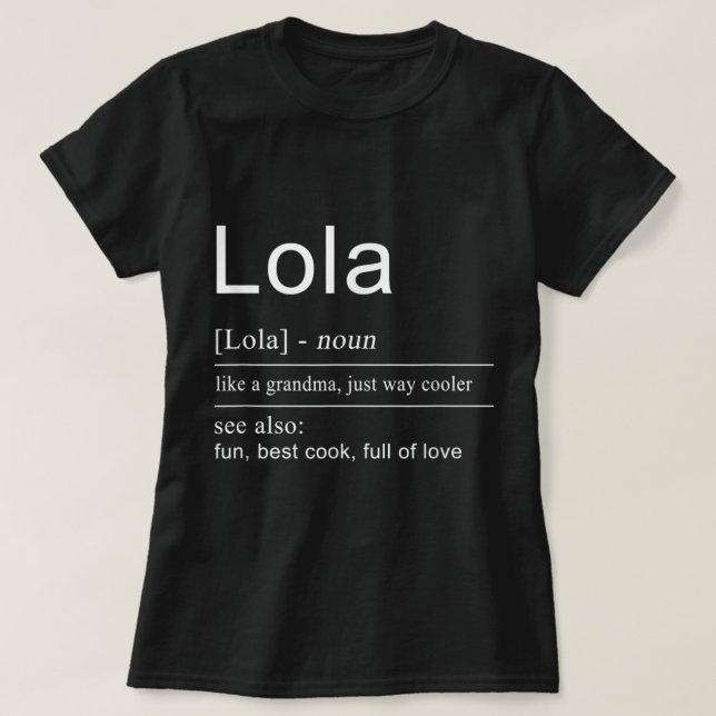 Filipino Lola Grandma Philippines for Women T Shirt (Design framsida)
