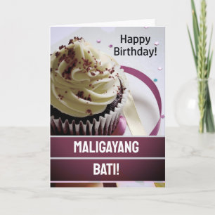 Filipino Maligayang Bati Filippinernas födelsedag Kort