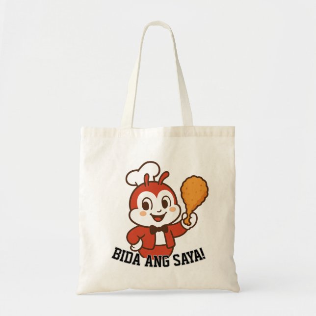 Filipino Mascot Tote Bag Tygkasse (Framsidan)