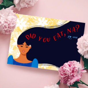 Filipino Mors Dag-kort LOLA — Har du ätit, Na? Kort