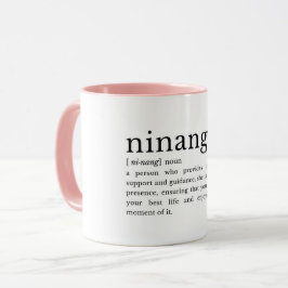 Filipino Ninang Definition Mugg, Faddergåva Mugg