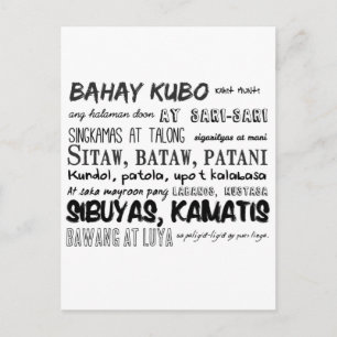 Filipino Nursery Rhyme Series Vykort
