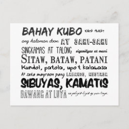 Filipino Nursery Rhyme Series Vykort