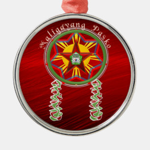 Filipino Parol, Jeepney, Filippinernas Flagga Julgransprydnad Metall