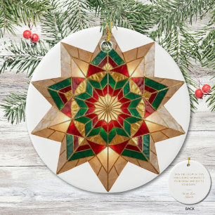 Filipino Parol Värme och Glädje Jul Julgransprydnad Keramik