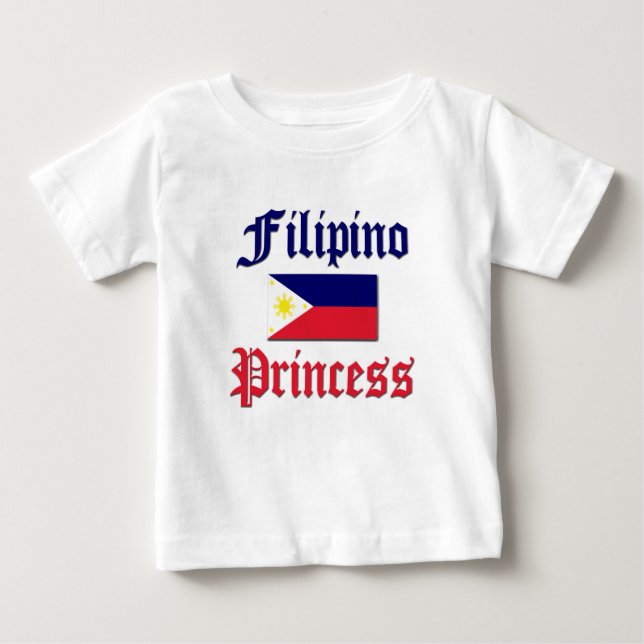 Filipino Princess T Shirt (Framsida)