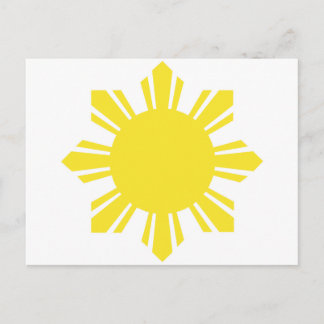 Filipino Sol - Gult Vykort