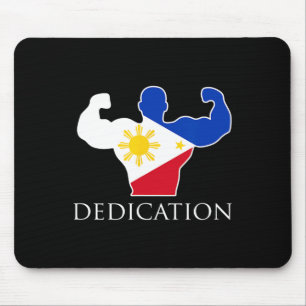 Filipino Weightlift Philippines Flagga Bodybuild Musmatta