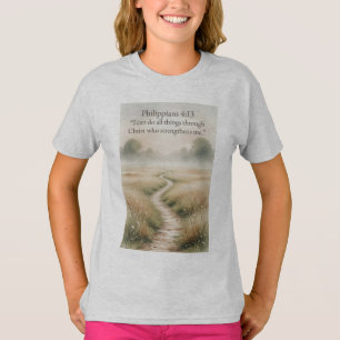 Filippensarna 4:13 Kristet flick-T-shirt T Shirt