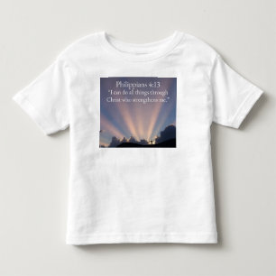 Filippensarna 4:13 Kristet småbarns t-shirt