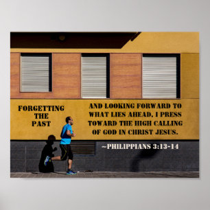 Filipper 3:13-14 Pressmeddelande Poster