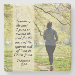 Filipper 3:13-14 Smidda det förflutna Stenunderlägg